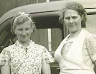 Florence Droste and her aunt Tillie Droste