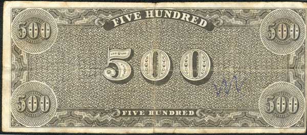 $500 bill