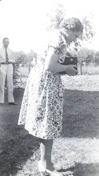 Selma Taking a Picture