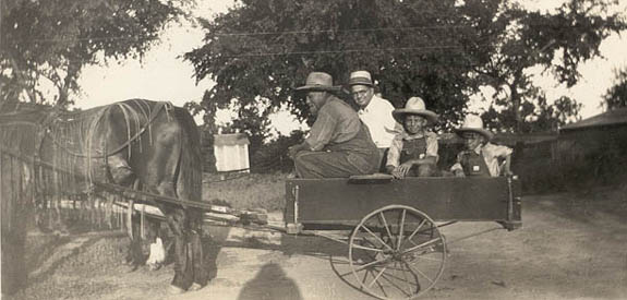 In the Trailer with Grandpa