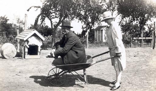 Uncle Bill in the Wheelbarrow