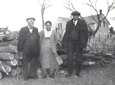 Bill and Anna Mueller and Uncle Bill Rieckmann