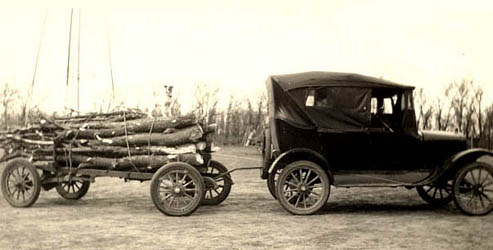 Model-T Ford and Wood