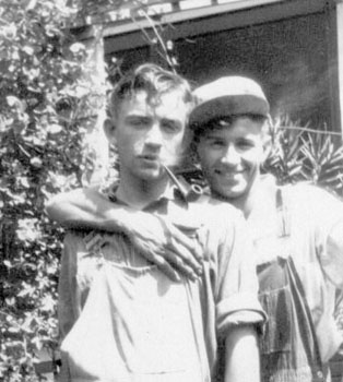 Lewis and Rudy Scheffel